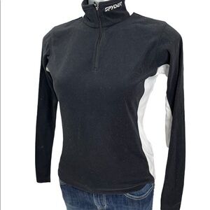 Spyder quarter zip fleece sweater